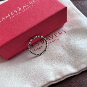 James Avery Retired Twisted Wire Ring Sz 8